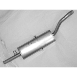 TŁUMIK KOŃCOWY II ALUMINIZOWANY-1232