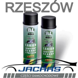 LAKIER AKRYLOWY RALLY CZARNY POŁYSK 500ML-393