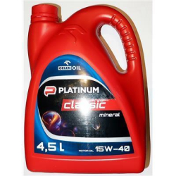 OLEJ PLATINUM CLASSIC MINERAL 15W40  4,5 L-96